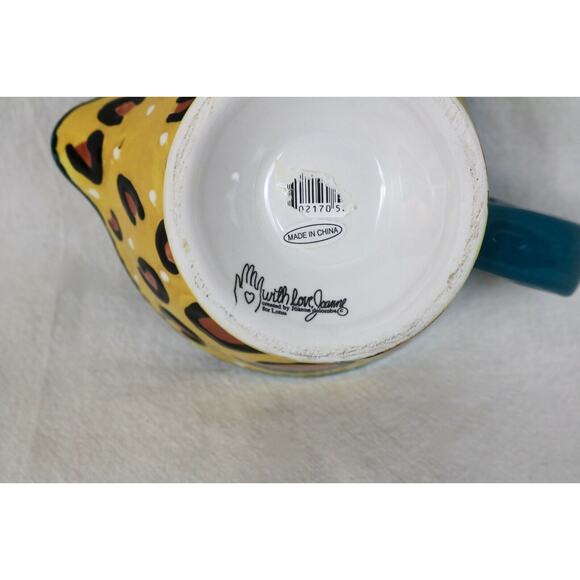 With Love Joanne Delomba For Lotus Gravy Boat Multi Retro Serveware Handcrafted - Picture 5 of 5